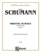 Oriental Pictures Op. No. 66-1 Pn 4 Hnd piano sheet music cover